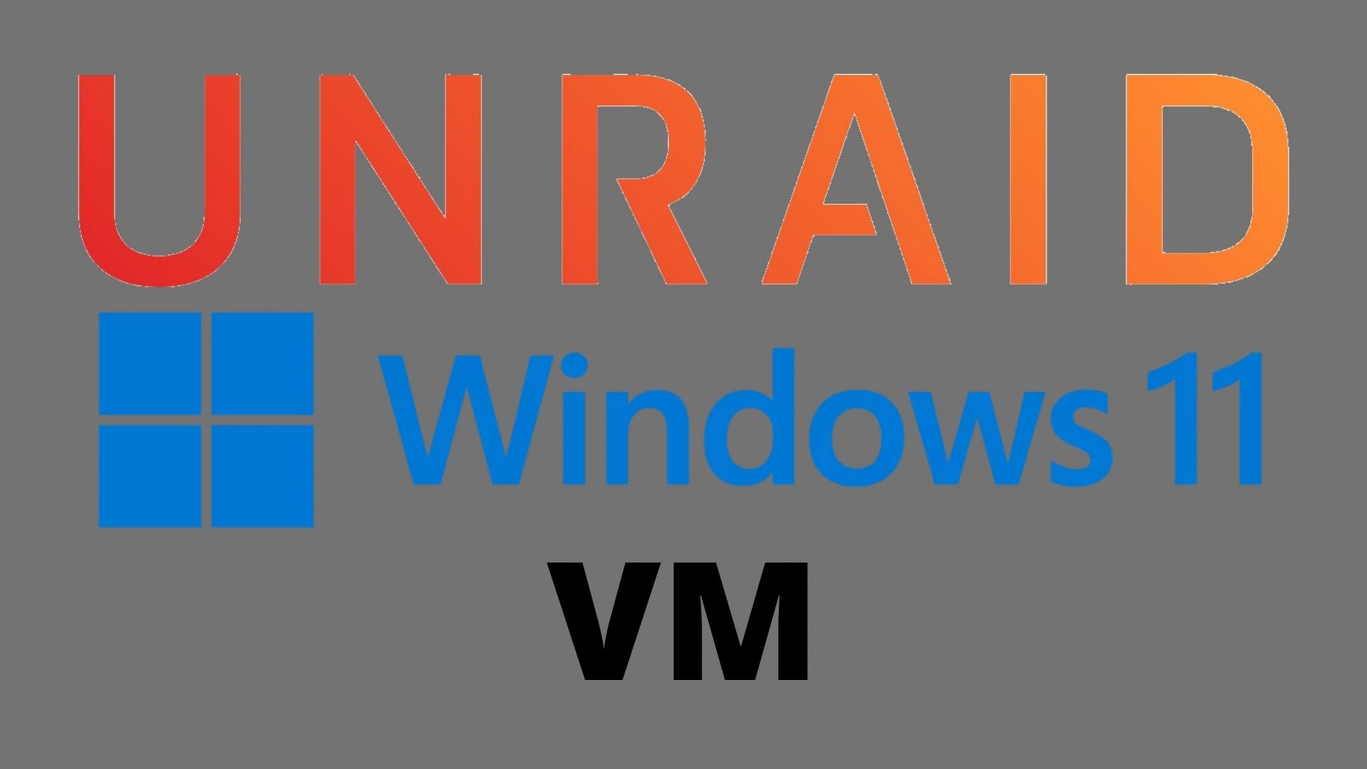 unraid setup a linux vm