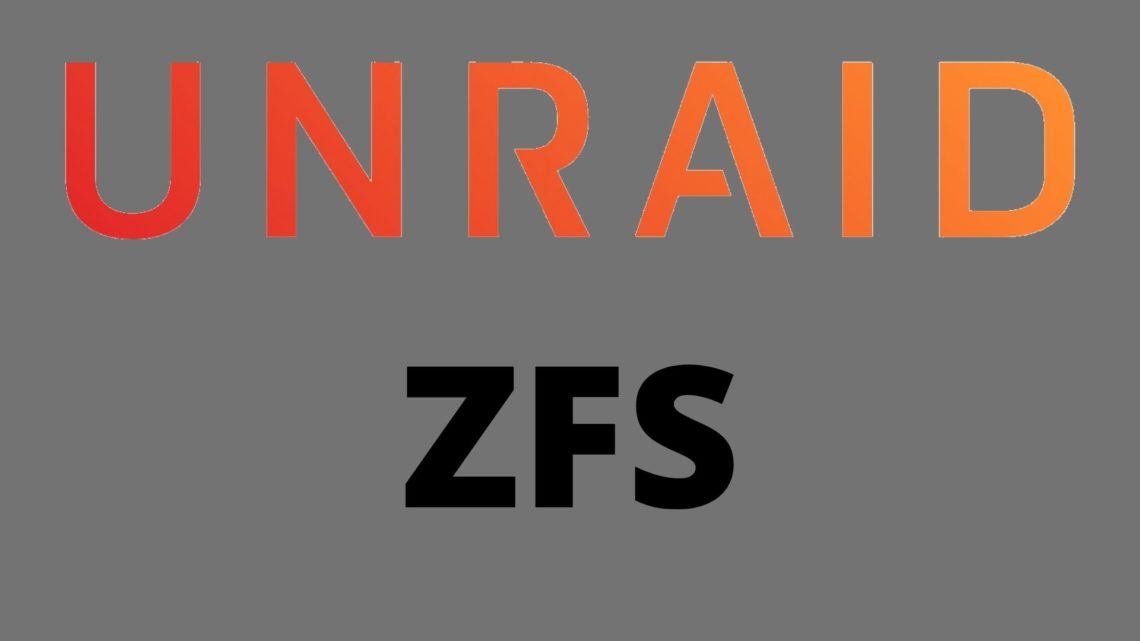 unRaid Server μόνο με ZFS